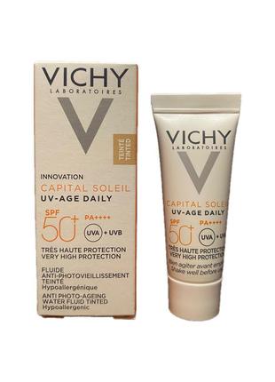 Vichy capital soleil uv-age day солнцезащитный флюид spf 50