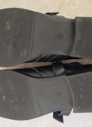 Darini оригинальные черные кожаные туфли лоферы монки, пряжка, ремешки, весна/осень8 фото