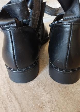 Darini оригинальные черные кожаные туфли лоферы монки, пряжка, ремешки, весна/осень6 фото