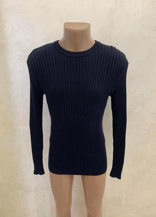 Эластичный свитер джемпер polo ralph lauren синий