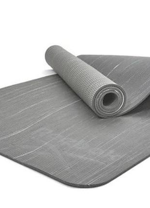 Килимок для йоги reebok camo yoga mat сірий, синій уні 176 х 61 х 0,5 см