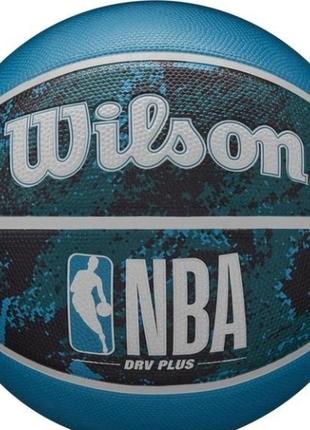 М'яч баскетбольний wilson nba drv plus vibe bskt black/blue size 6