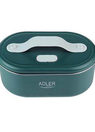 Ланч бокс с подогревом, металлический контейнер adler ad 4505 green