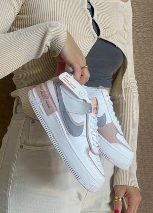 Женские кроссовки nike air force shadow peach