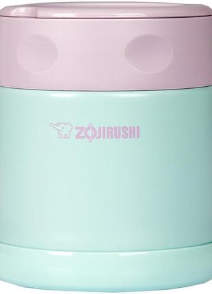 Пищевой термоконтейнер zojirushi sw-ek26h-ap 0.26 л к:pale blue1 фото