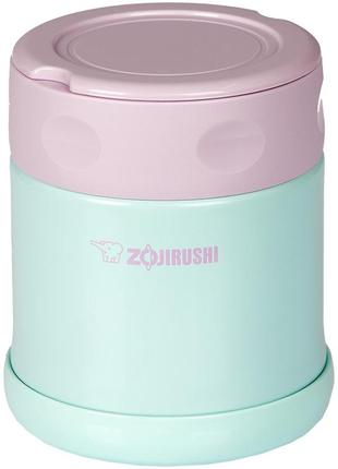 Пищевой термоконтейнер zojirushi sw-ek26h-ap 0.26 л к:pale blue2 фото