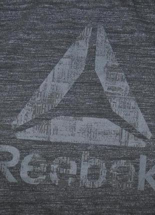 Серая трикотажная футболка reebok4 фото