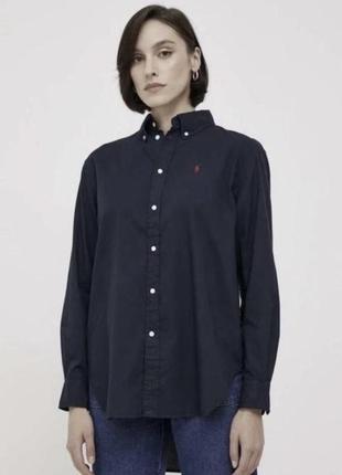 Polo ralph lauren женская рубашка свободного кроя, жіноча сорочка оверсайз. блузка, блуза