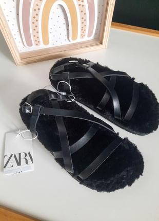 Черные босоножки для девочки zara размер 32 (20,3 см)