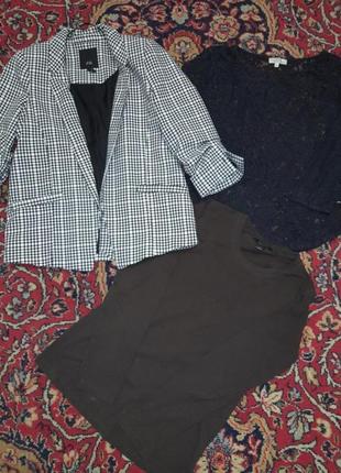 Пакет жіночих речей, піджак, жакет, прозора кофтинка, лонг 44-46