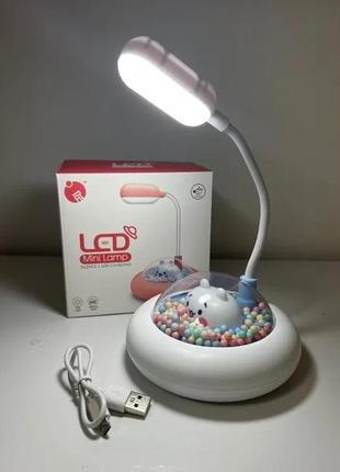 Нічник дитячий led usb на акумуляторі лампа настільна светильник