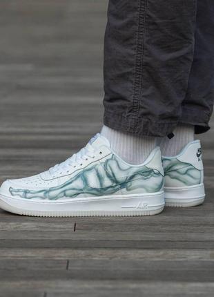 Nike air force skeleton white 41