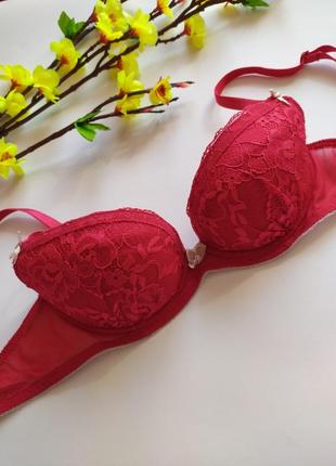 Кружевний бюстгалтер з подушечками пуш ап ann summers, eur 70b