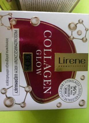 Крем для лица lirene collagen 50+, 60+7 фото