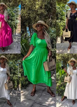 Жіноча сукня різні кольори7 фото