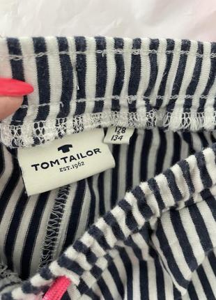 Класні шорти у смужку tom tailor на дівчинку 8-9 років. оригінал.2 фото