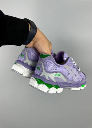 Кросівки asics gel-nyc purple7 фото