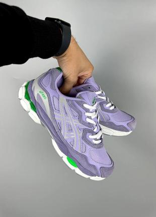 Кросівки asics gel-nyc purple2 фото
