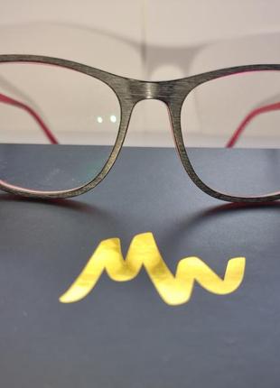 Стильные очки с прозрачными линзами2 фото