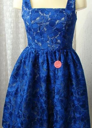 Платье нарядное выпускное пышная юбка chi chi р. 44 6036
