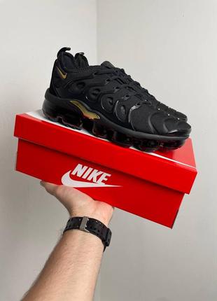 Кроссовки nike air vapor max plus black gold⚡️