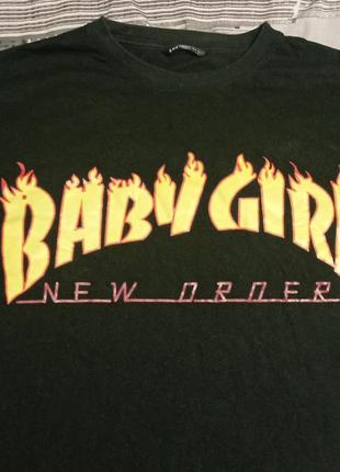 Футболка baby girl new order