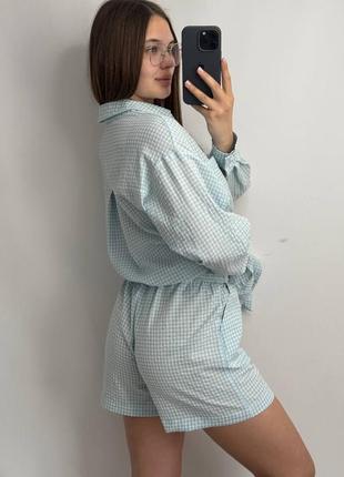 188/24 легкий, стильний костюм на літо. костюм пошитий з тканини полікотон - тонка, легка. велика пе4 фото