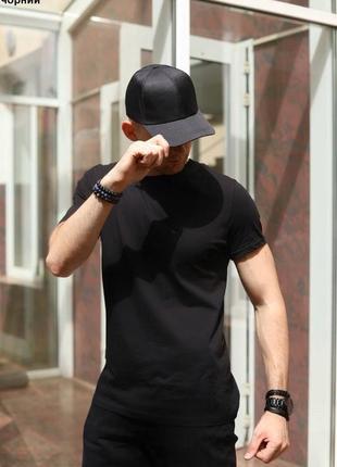 Кепка чоловіча чорна кепка