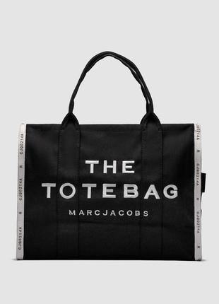 Женская сумка в стиле marc jacobs the jacquard medium tote bag black premium.