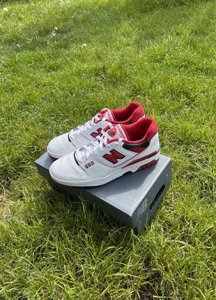 Оригінальні кросівки new balance 550 bb550se1 white/team red1 фото