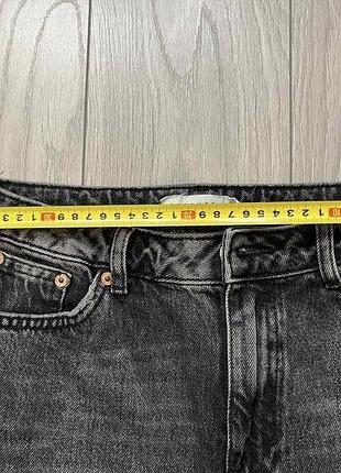 Черно-серые женские джинсы мом topshop xs\s7 фото