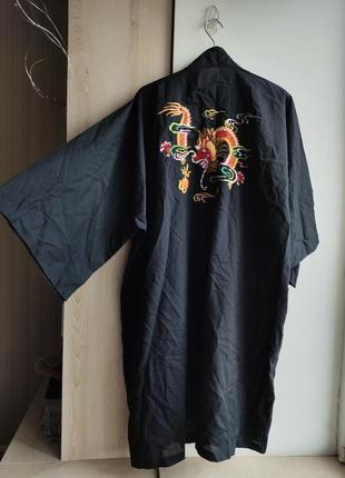 Халат кимоно хаори с драконом