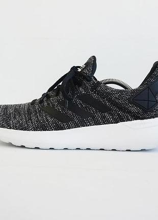 Кросівки біло чорні adidas lite racer розмір 44-45