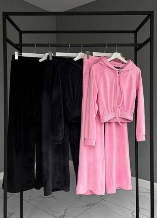 Хіт-продажу❗️спортивні велюрові костюми у великій палітрі кольорів8 фото