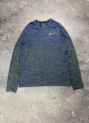 Nike running dri-fit лонгслив