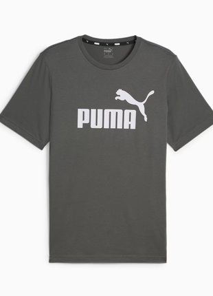 Мужская футболка puma essentials men's tee mineral gray новая оригинал из сша
