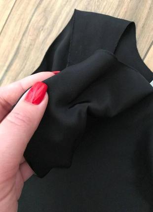 Плаття сукня чорна asos з вирізами по бокам4 фото