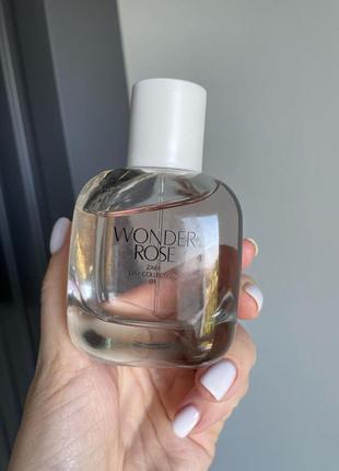 Духи zara wonder rose 90ml из набора без коробки