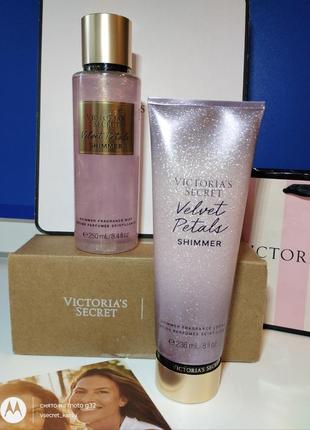 Velvet petals shimmer victoria’s secret виктория сикрет парфюмированный спрей городов