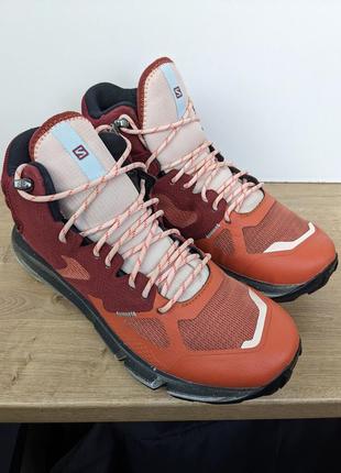 ❗️❗️❗️кросівки високі трекінгові salomon predict hike mid gtx goretex art no 414606 38 р. оригінал