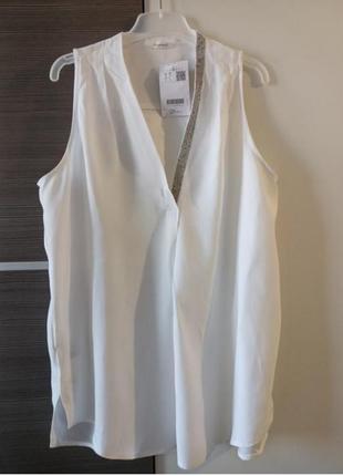 Блуза женская promod размер 40
франция 
нова
хорошее качество 
полуобхват груди 53 
см
длина 73 см.
ширина пройми рукава 25 см.