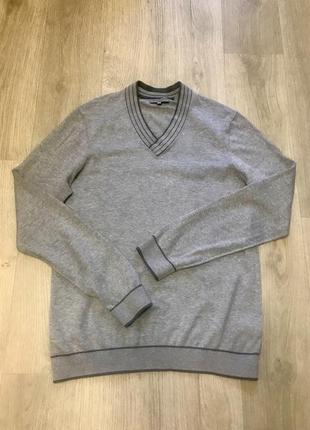 Кофта светр пуловер лонгслів чоловічий 100% бавовна дизайнерський бренд ted baker
