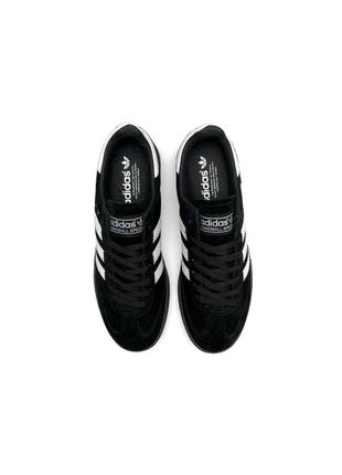 Adidas spezial black white brown2 фото