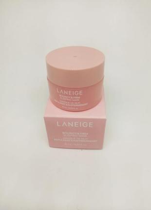 Укрепляющая ночная маска с комплексом пиона и коллагена laneige bouncy and firm sleeping mask