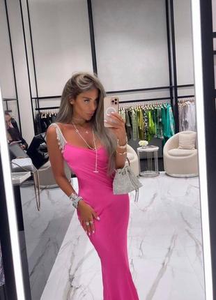 Платье вечернее розовое sm