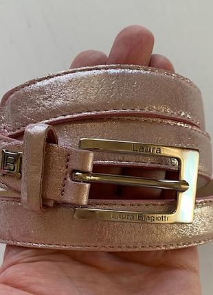 Пояс жіночий laura biagiotti, ремінь дизайнерський, натуральна шкіра