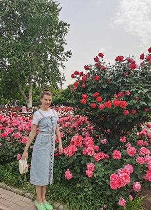 Сарафан джинсовый