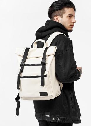 Рюкзак мужской ролл sambag rolltop zard молочный