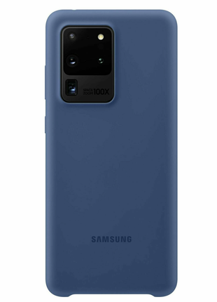 Чохол silicone cover для samsung galaxy s20 ultra (g988) ef-pg988tnegru - navy