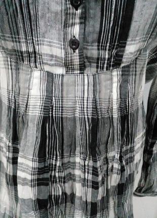Натуральная блуза с люрексом3 фото
